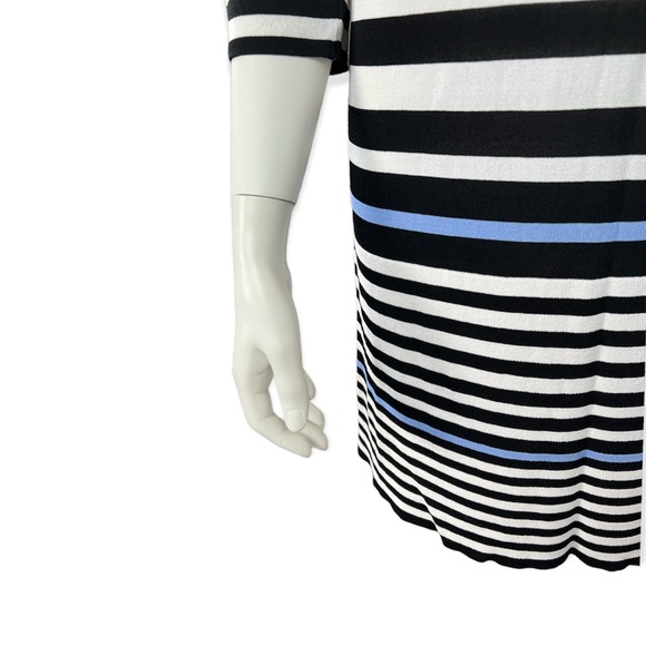 Marc Cain Striped Long Sleeve Mini Dress - Picture 8 of 16